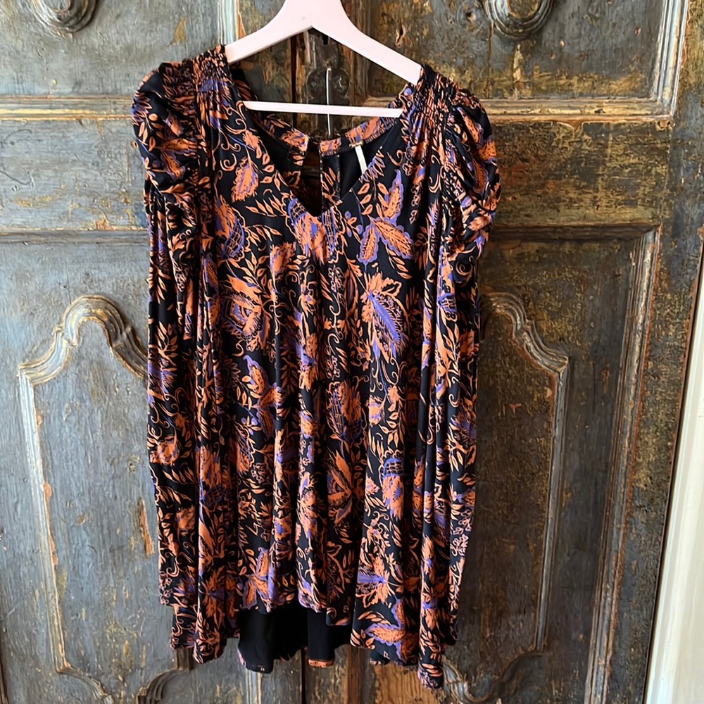 Free people, long sleeve, stretchy tunic, size small dress